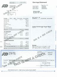 Image result for ADP Check Stub Template Blank