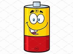 Image result for Cell Phone Battery Cartoon
