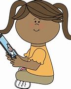 Image result for Student with iPad Clip Art