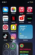 Image result for iPhone XR Home Screen with Widgets