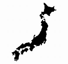 Image result for Shape of Japan Black and White