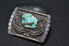 Image result for Custom Silver Turquoise Belt Buckles