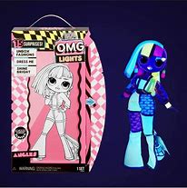 Image result for L.o.l. Surprise! O.m.g. Lights Angles Fashion Doll with 15 Surprises, Black