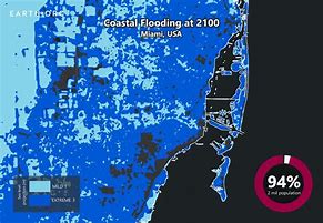 Image result for 2100 Sea Level Rise Map
