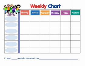 Image result for 7 Days a Week Sticker Chart