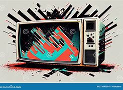 Image result for Distorted TV Screen