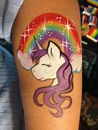 Image result for Rainbow Unicorn Tattoo