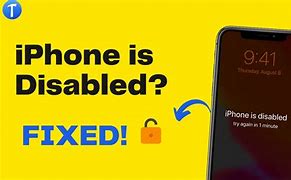 Image result for How to Unlock Disabled iPhone without iTunes