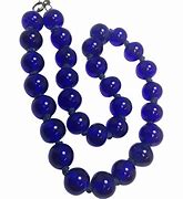 Image result for Vintage Blue Glass Bead Necklace