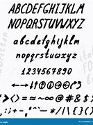 Image result for Handwritten Characters