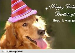Image result for Happy Belated Birthday Cute Puppies