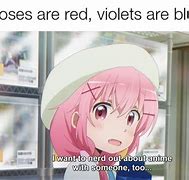 Image result for Anime Girl with Rose Meme
