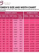 Image result for Shoe Size Width Chart Inches