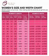 Image result for Shoe Width Sizing Chart