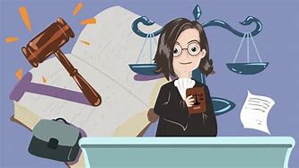 Image result for Female Lawyer in Court Cartoon
