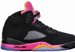 Image result for Pink and Black Jordan's