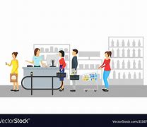 Image result for Shop Counter Cartoon