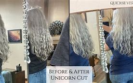 Image result for Unicorn Cut Curly Hair