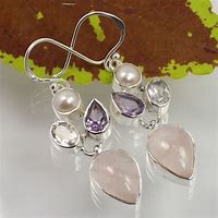Image result for Sterling Silver Handmade Stone Earings