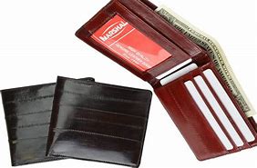 Image result for Eel Skin Bifold Wallet