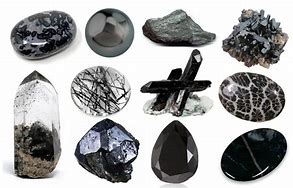 Image result for Black Crystal with White Specks