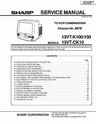 Image result for Sharp TV VCR Combo