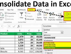 Image result for Consolidate Tool Excel