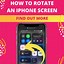 Image result for How to Get iPhone Screen to Rotate