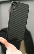 Image result for Carbon Fiber Blue iPhone X Case