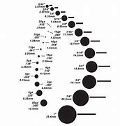 Image result for Ear Plug Sizes Chart Gauge