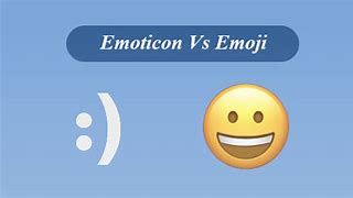 Image result for Emoji vs Emoticon