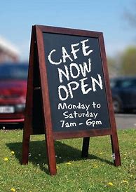 Image result for Reusable Sandwich Board Signs