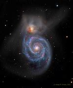 Image result for M51 Galaxy