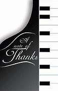 Image result for Piano Thank You Cards