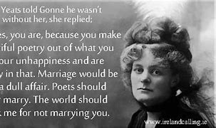 Image result for Maud Gonne and William Butler Yeats