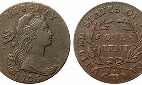 Image result for 1796 Large Cent