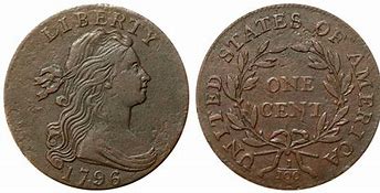 Image result for 1796 Draped Bust Cent