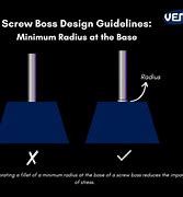 Image result for Screw Boss Design