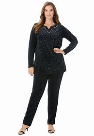 Image result for Plus Size 6X Casual Comfy Pant Top Sets