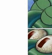 Image result for Squidward Sleeping Meme Template