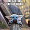 Image result for Baby Yoda Working Meme