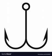 Image result for Double Fish Hook Clip Art
