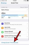 Image result for Change Screen Time Passcode