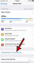 Image result for How to Change Screen Time Iph