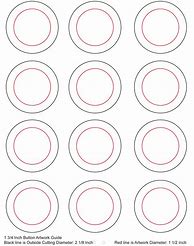 Image result for Half Inch Button Template