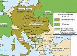 Image result for WWI Alliances Map