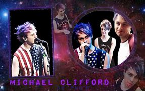 Image result for Michael Clifford Galaxy Hair