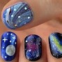 Image result for Simple Galaxy Nails Art