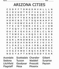 Image result for Arizona Travel Word Search