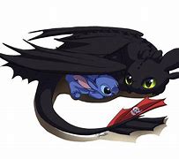 Image result for Toothless and Stitch Together